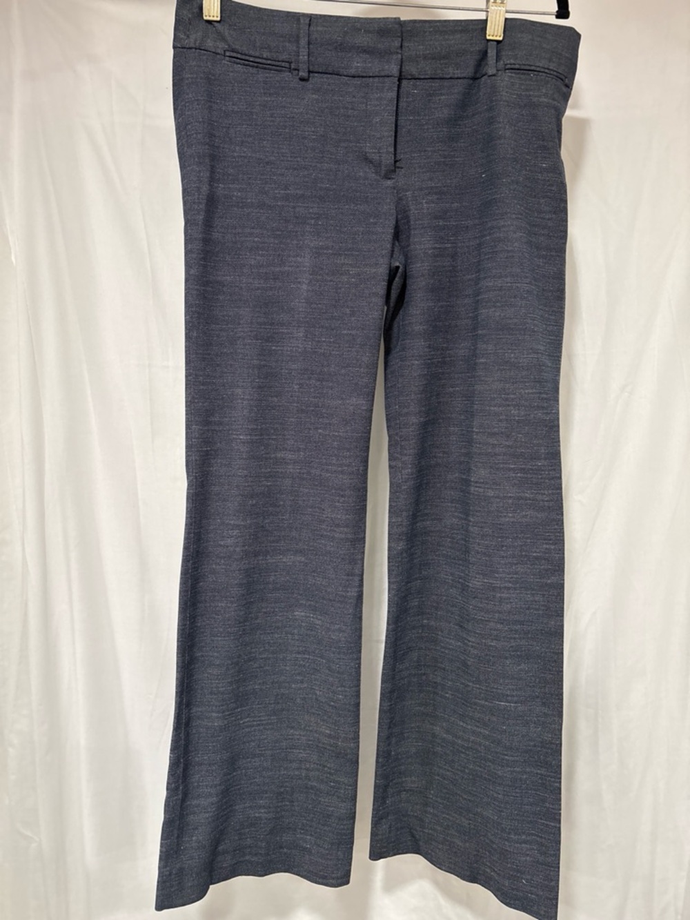 LOFT Navy Wide-Leg Trousers